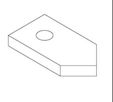 3000-03 3" Anti-Rotate Plate 3000-03